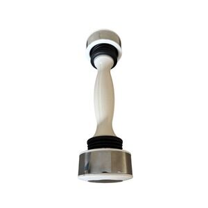 Shake Weight 2.5 lbs Dynamic Inertia Dumbbell White Chrome Home Workout Gym